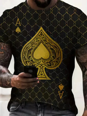 T-shirt de poker 3D