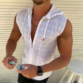 Débardeur à capuche de style