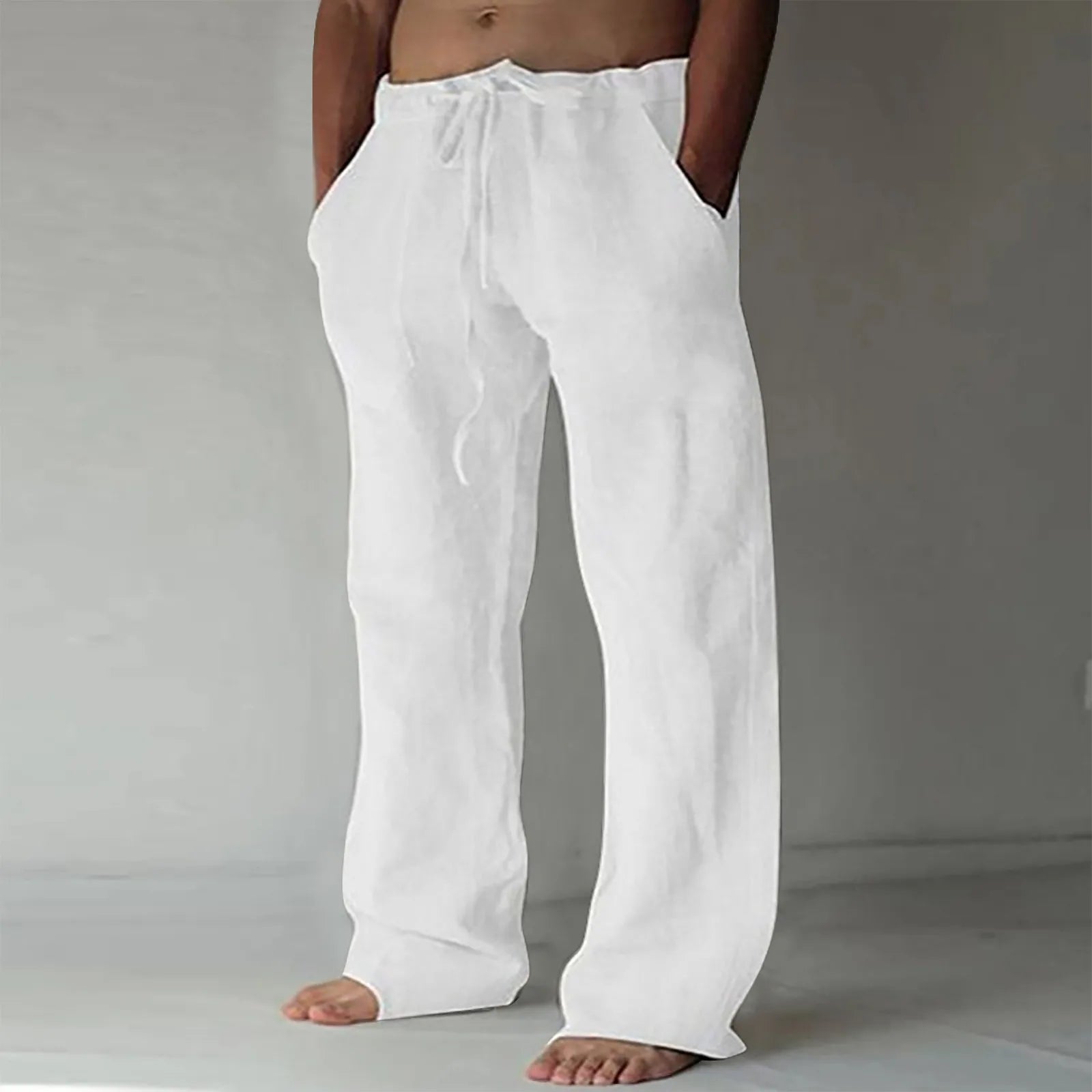 Pantalon en lin contemporain