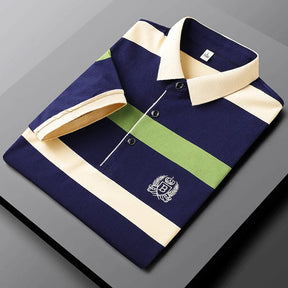 Polo rayé haut de gamme