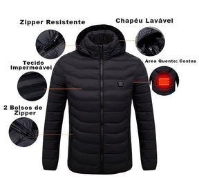 Veste chauffante imperméable