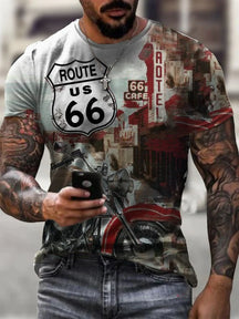 Chemise américaine Motor Route 66