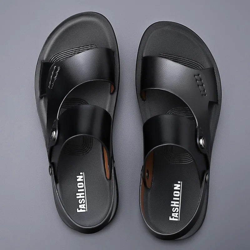 Sandale en cuir rapide