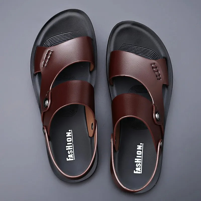 Sandale en cuir rapide