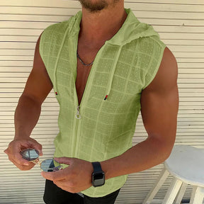 Débardeur à capuche de style