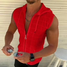 Débardeur à capuche de style